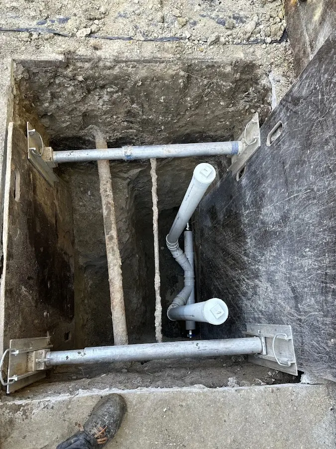 Experienced plumber completing Gas Line Repair work in Bel Air North